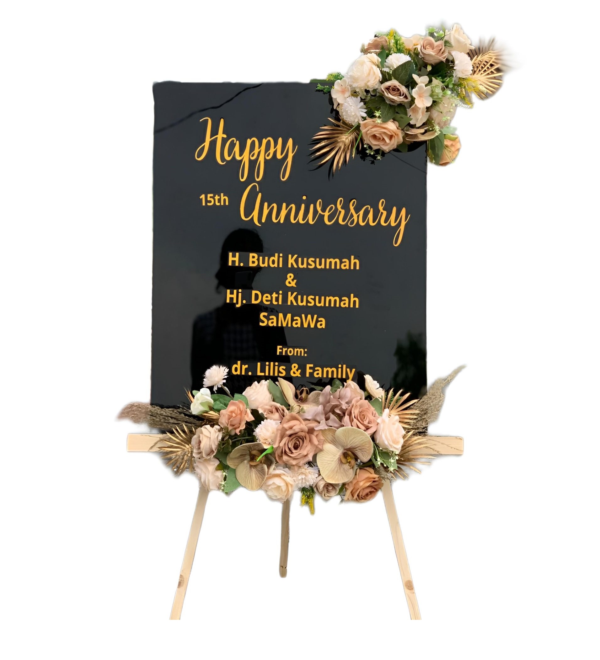 Papan Bunga Akrilik Makassar